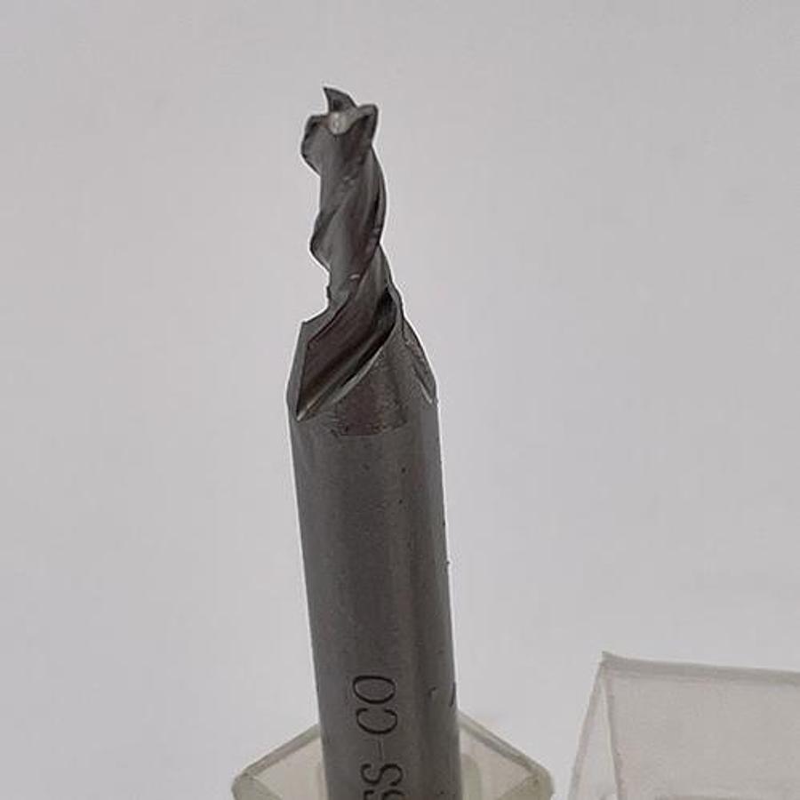 Snail Tools HSS Co Three Flute End Mill (3 x 6 x 8 x 52MM)