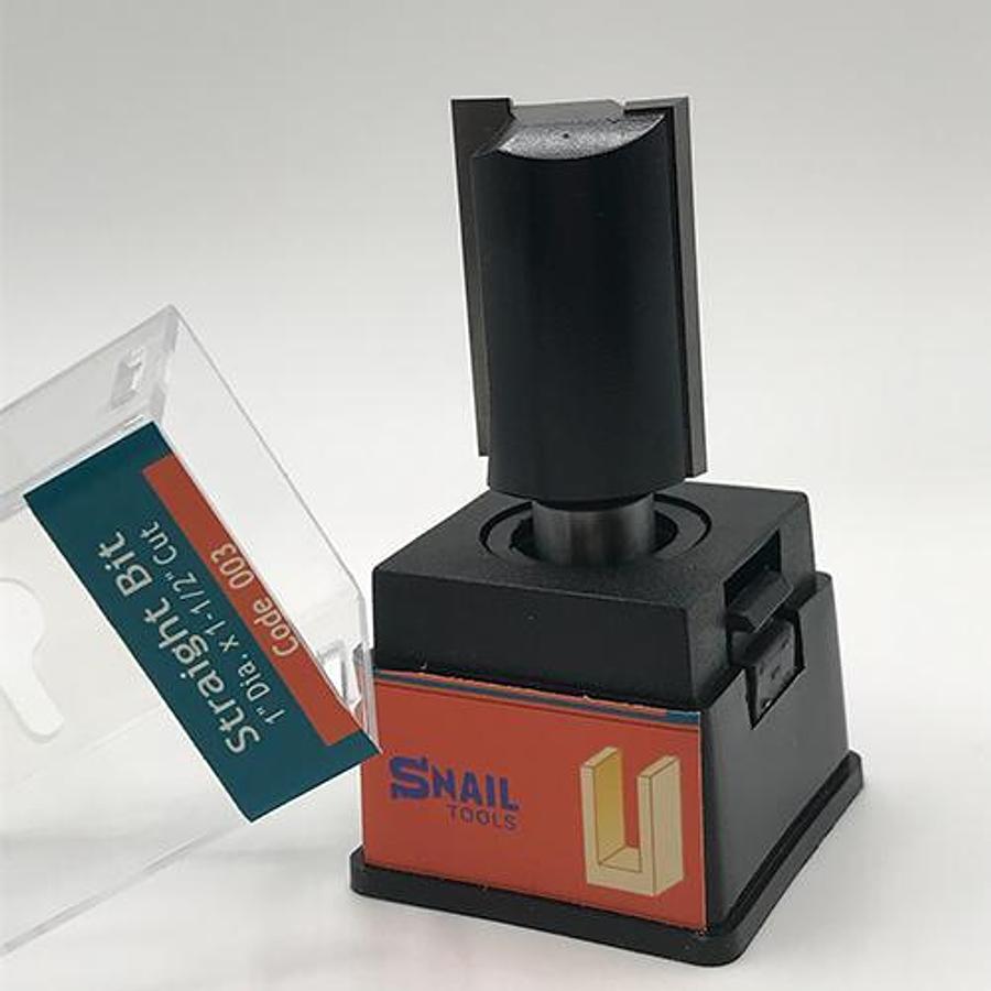 Snail Tools Straight Router Bit (1″ Dia x 1-1/2″ Cut)