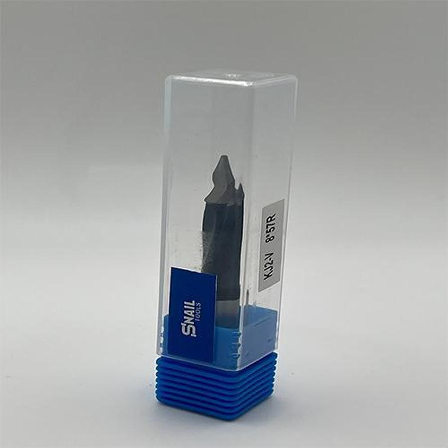 CARBIDE-TIPPED V POINT DOWEL DRILL BIT – R/H – 8MM DIAMETER x 57MM LONG – 10MM SHANK