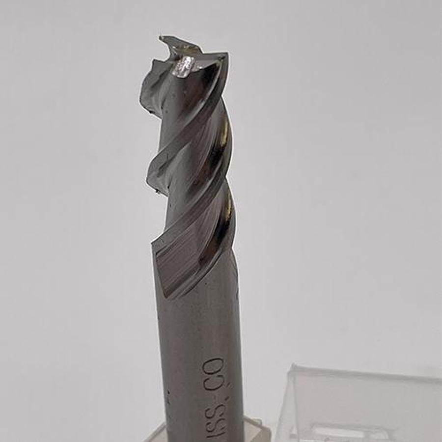Snail Tools HSS Co Three Flute End Mill (8 x 8 x 19 x 63MM)