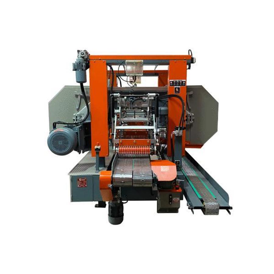 Heavy Twin Head Log Cover Cutting Machine