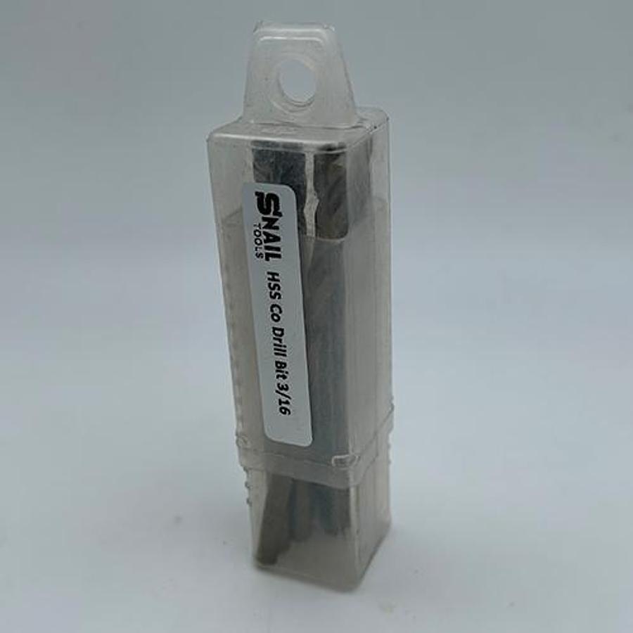 Snail Tools HSS Co Drill Bit (3/16 Inch)