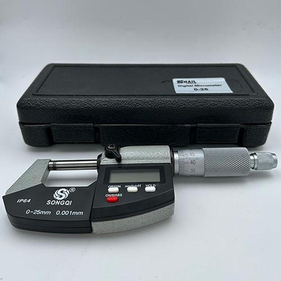 Professional Digital Outside Micrometer (0-25mm / 0-1 inch)