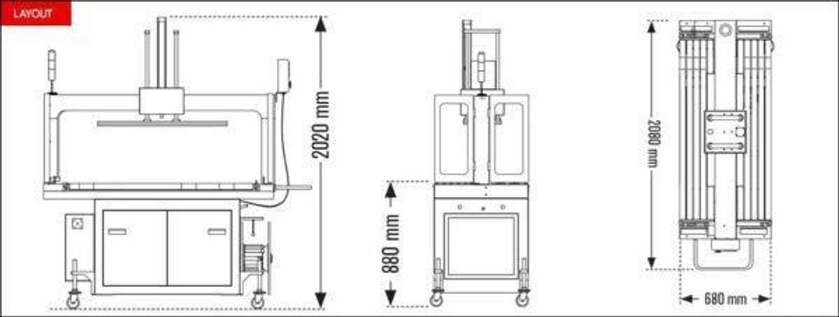 Speed Strap 505RP-509RP-512RP Strapping Machines