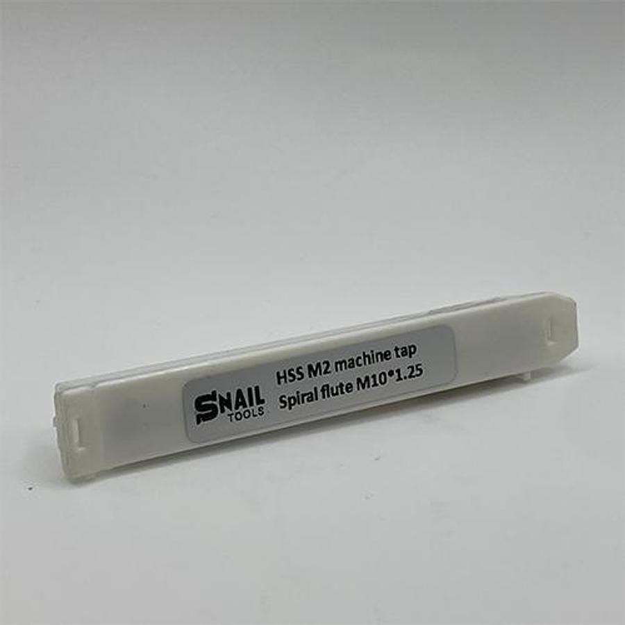 Snail Tools HSS M2 Spiral Flute Machine Tap (M10 x 1.25 Fine Pitch) 🔩