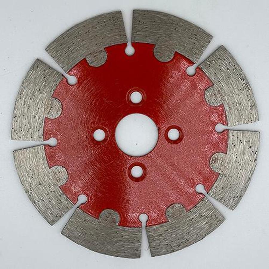 Snail Tools 114mm Diamond Circular Crack Saw Blade (8-Segment, 4.5 Inch)