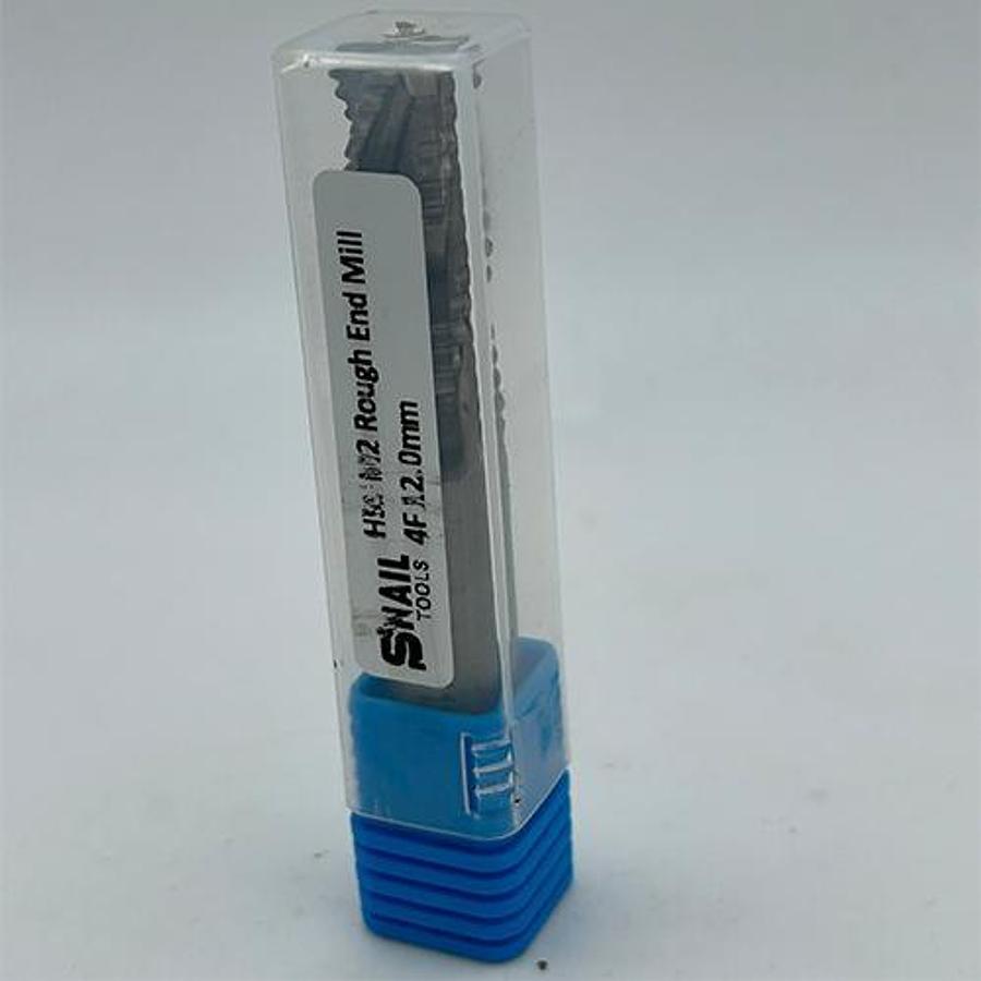 Snail Tools HSS M2 Roughing End Mill (12 x 12 x 35 x 85MM)