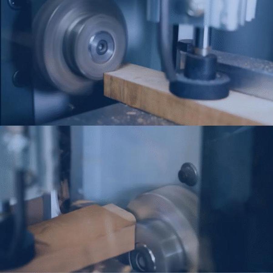 2 Axis CNC Rectangular Round End Tenoner