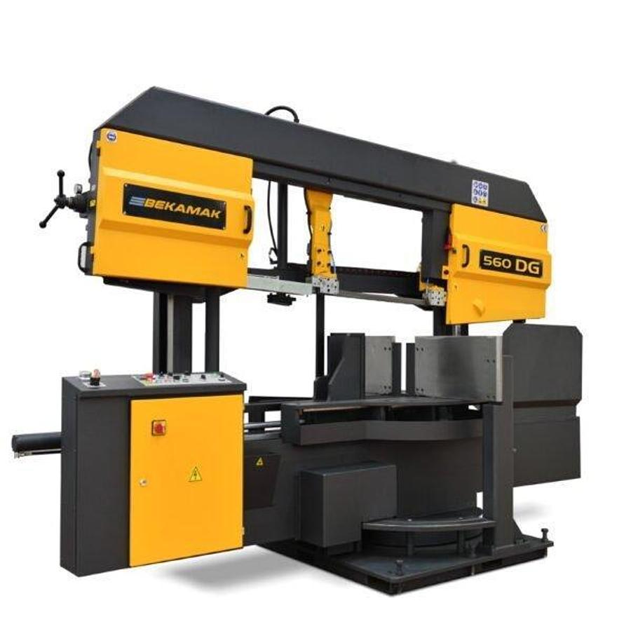 Semi Automatic DG Double Mitre Twin Pillar Saw BMSY-560DG