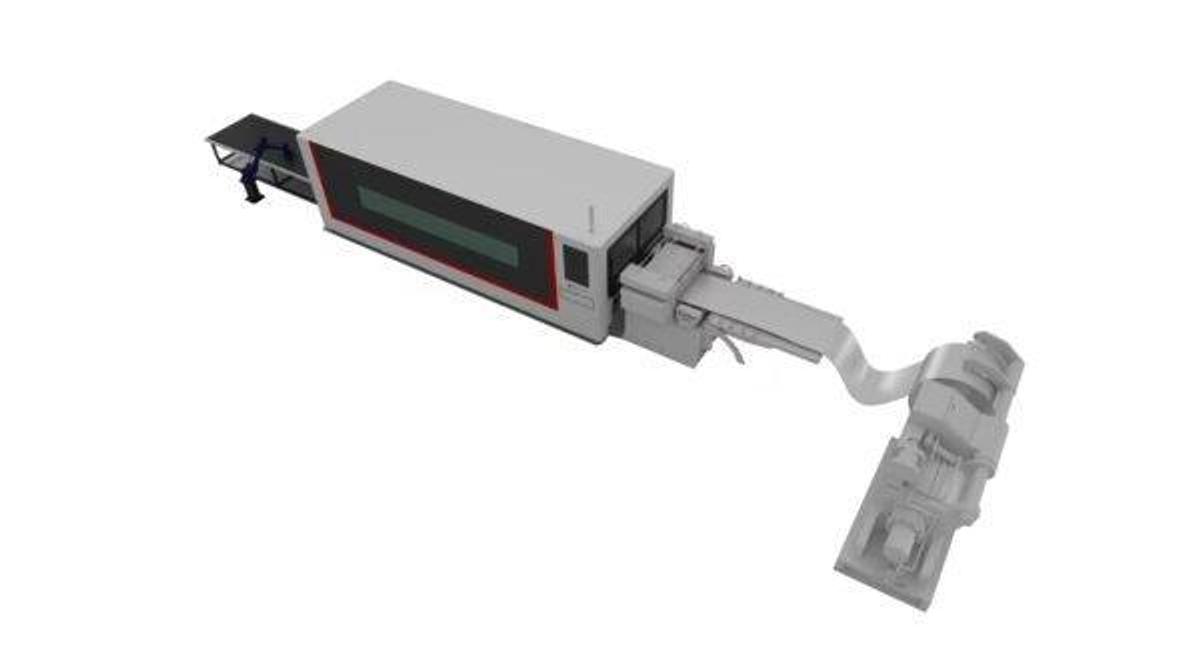 Metal Coil Feeding Laser Cutting Machine