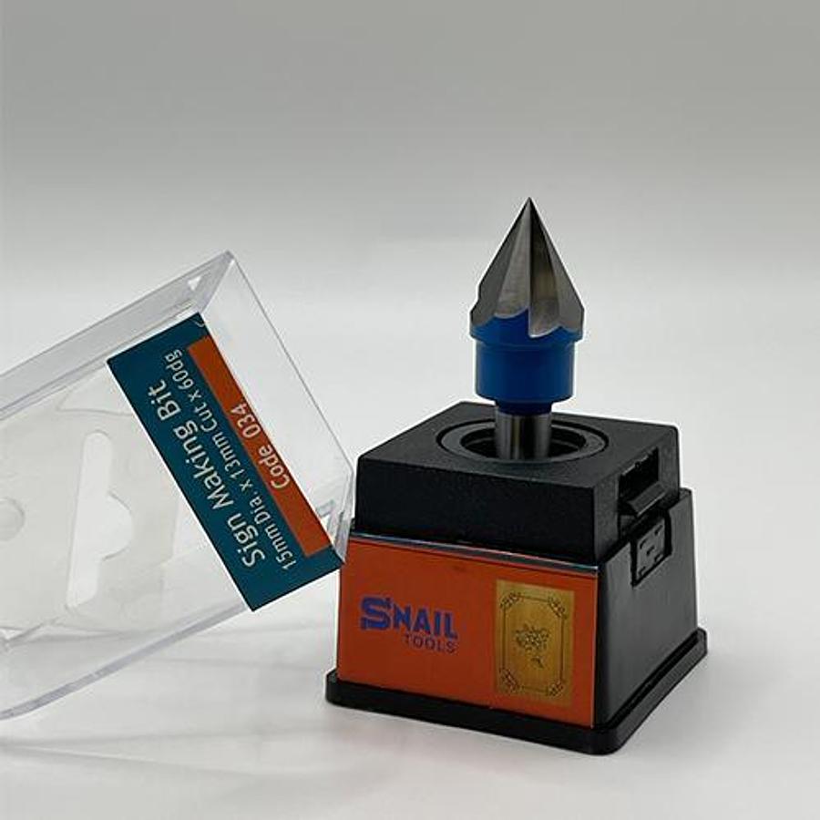 Snail Tools Professional Sign Making Bit (9/16″ Dia, 60° Angle)