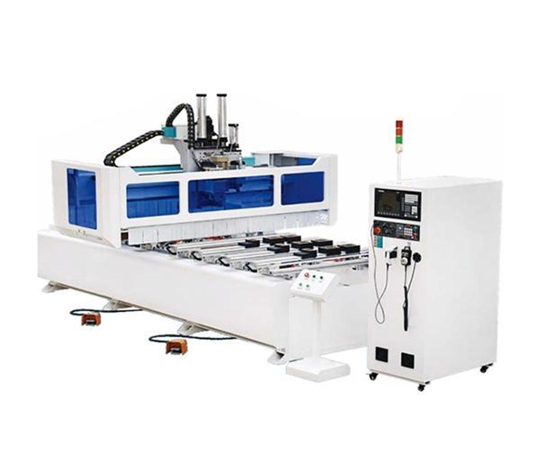 Uchigatana Double Arm Row Drilling Center Pod and Rail CNC Router