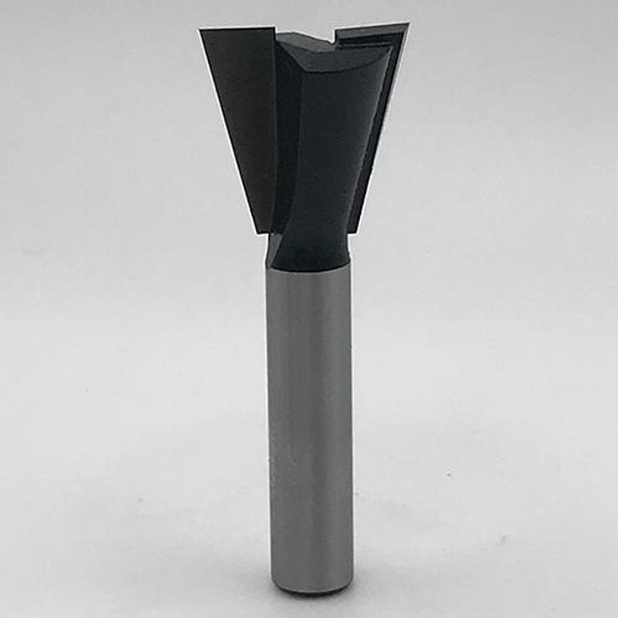 Snail Tools Dovetail Router Bit (19mm Dia x 19mm Cut, 14° Angle) (Black)