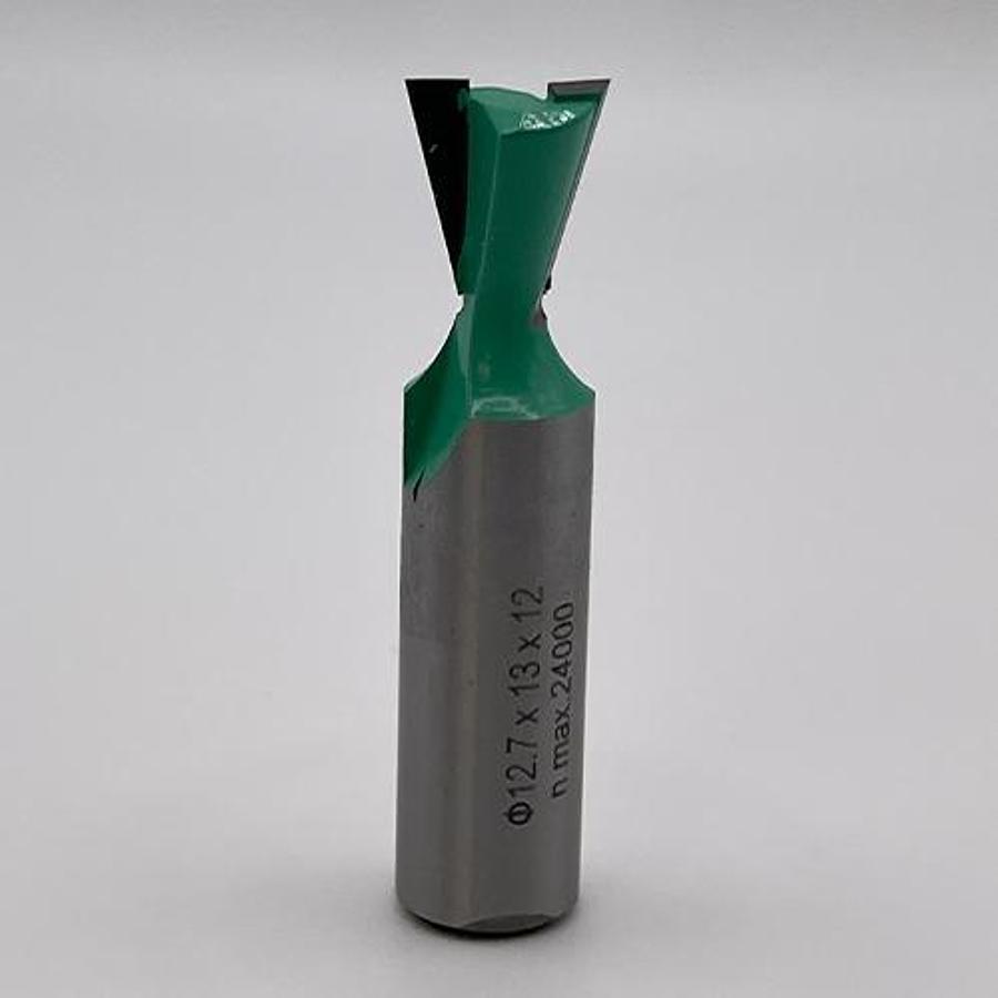 Snail Tools Dovetail Router Bit (12.7mm Dia x 13mm Cut, 14° Angle)