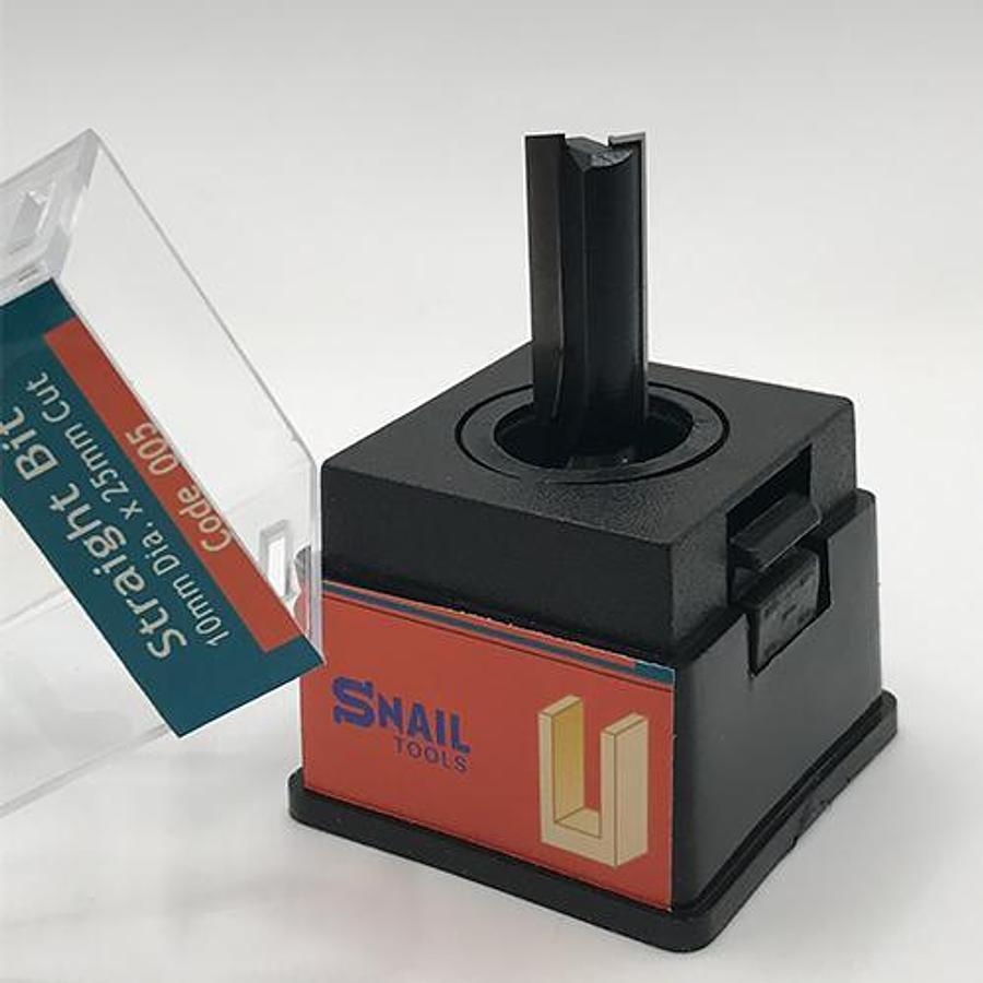 Snail Tools Straight Router Bit (10mm Dia x 25mm Cut)