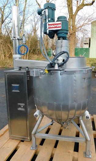 Used 80 GALLON GROEN TWIN ACTION AGITATED KETTLE - S/S - JACKETED