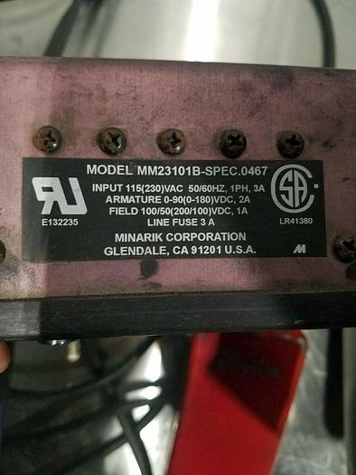 Used Minarik Colourmate DC Drive Speed Controller with Dayton Foot Pedal