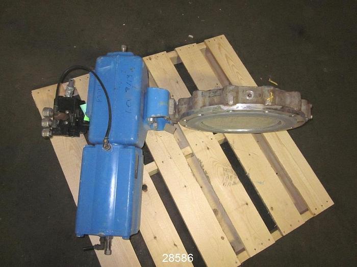 Used Neles Jamesbury  14" Air Operated Butterfly #28586