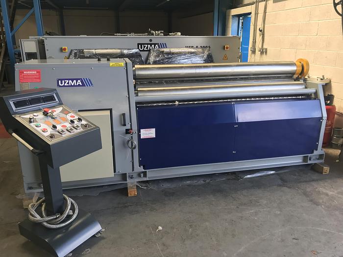 UZMA  4 roll Hydraulic bending rollers 3mm - 22mm  1050mm - 4000mm