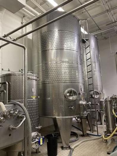 Used (2) Available - Used Letina 15,700L / 4150 Gal Jacketed Fermenters