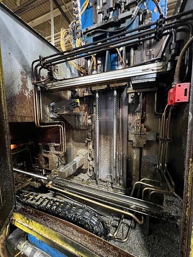 Used APEX 10 TON 30 INCH DUAL STATION TABLE UP VERTICAL BROACHING MACHINE
