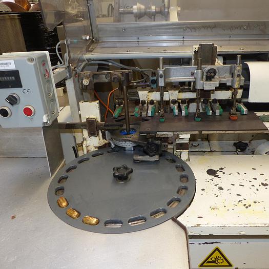 Gebraucht gebr. Stannioliermaschine Fabrikat SAPAL Type PRLP für Bodenfaltung eingerichtet.