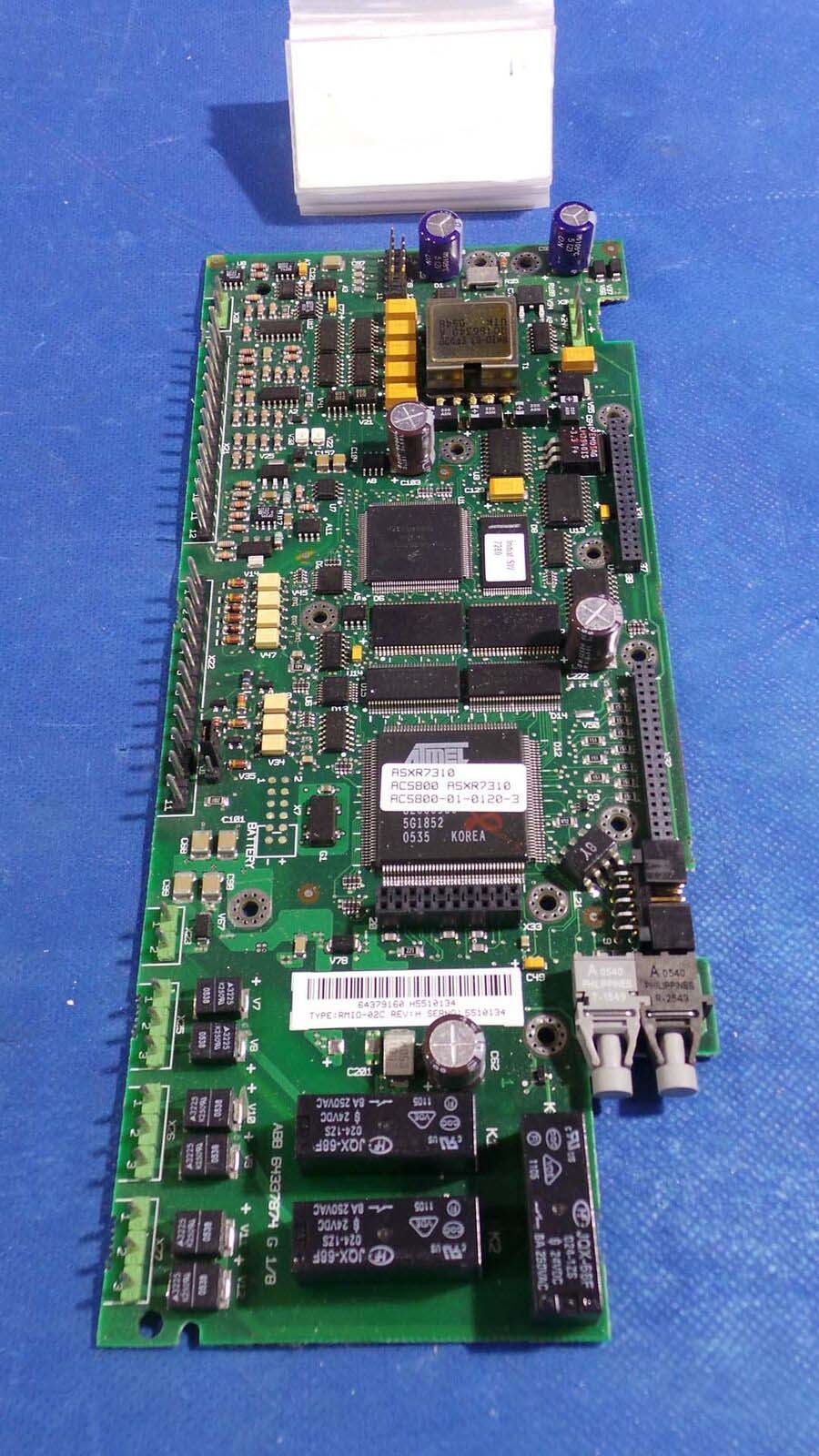 Used ABB RMiO-02C Board, Control Board RMiO-02C / Rev H / ABB AC 800 Inverter