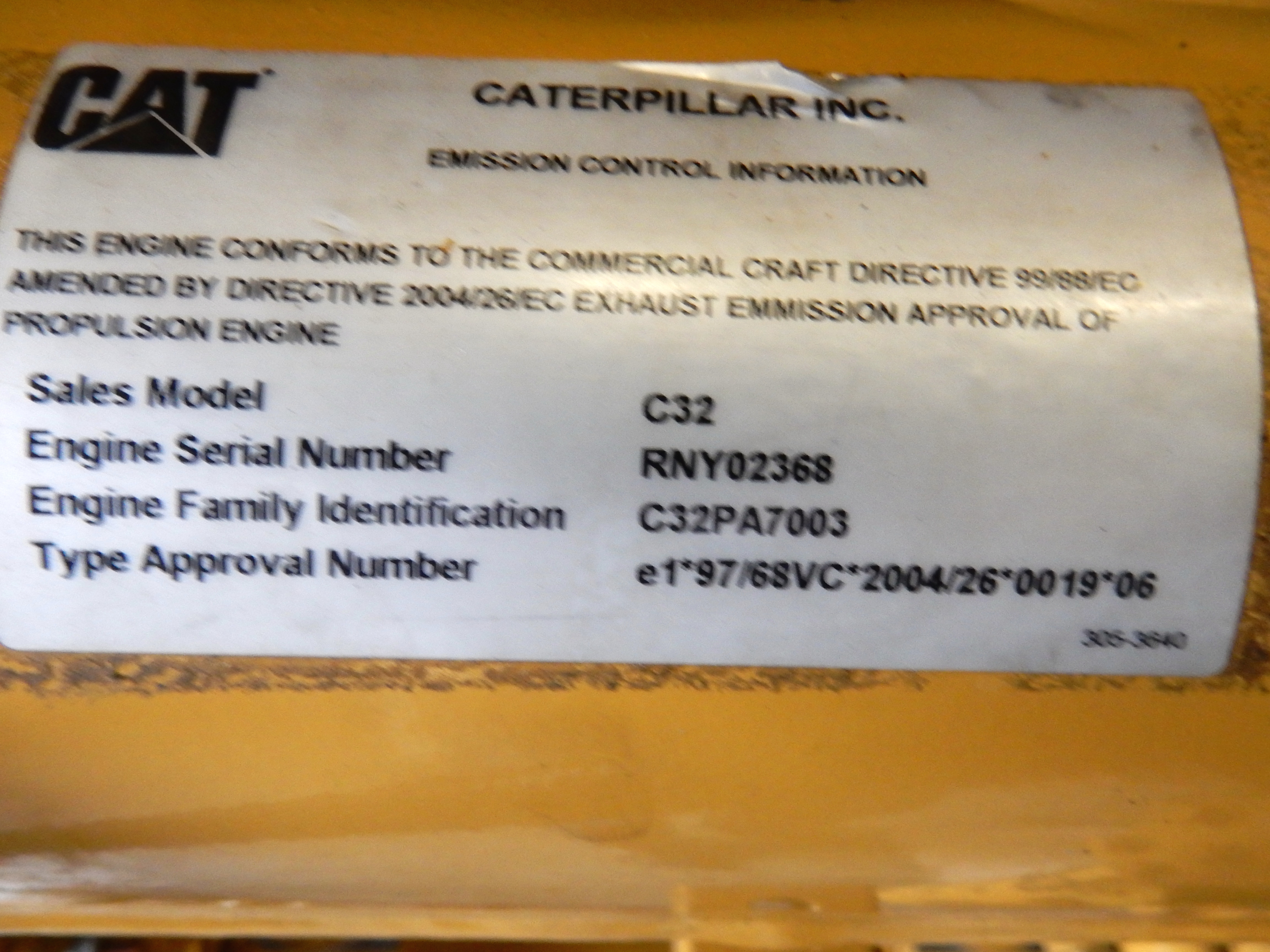 Used 2013 CATERPILLAR C32 ACERT