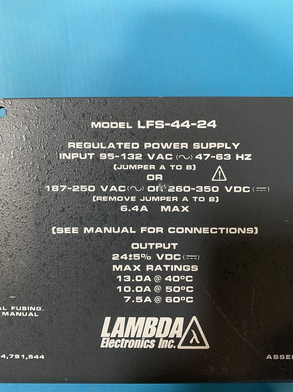 Used nemic lambda lfs-44-24 regulating power supply
