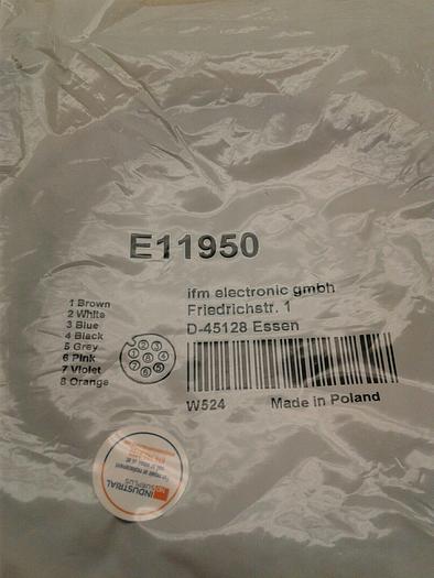 E11950 IFM Electronic Connector 8 Poles
