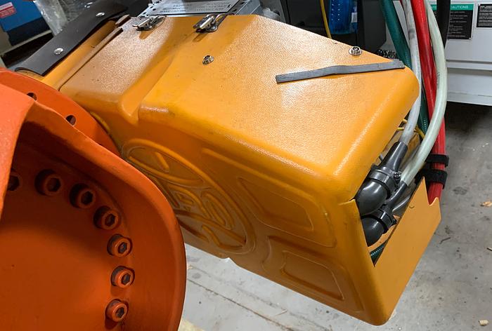 Used ARO 3G SERIES MODEL V146012000U SERVO SPOT WELD GUN 222MM OPENING 1300 LBS MAX. FORCE