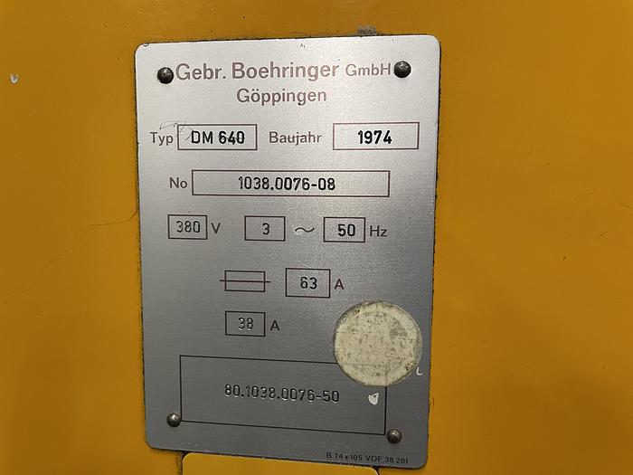 Gebruikt Boehringer DM 640