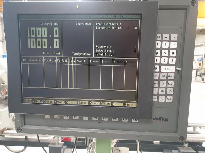 Gebraucht Aluminiumsäge Haffner US 161 mit Positionieranschlag Haffner 3000 mm