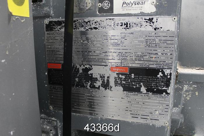 Used General Electric  8213386601 A/C Motor, 400Hp, 890Rpm, 4160Volts #43366