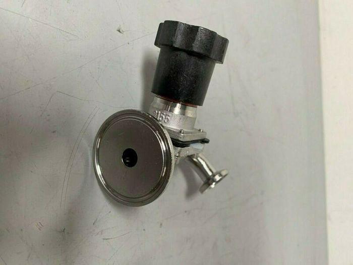 Used ITT Pure Flow Diaphragm Valve .5-316L-RA20MAX-CWP150 w/ 1/2" Sanitary & 2" OD