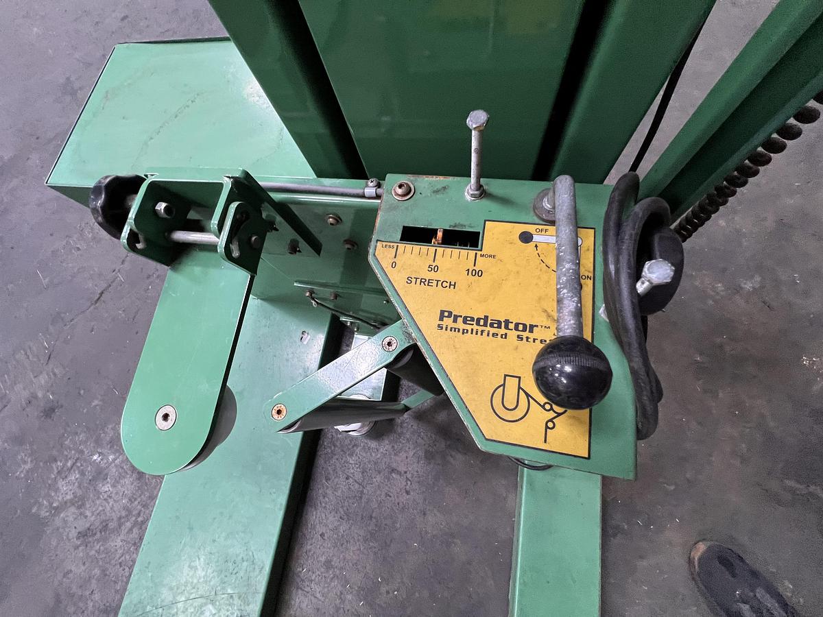 Used Highlight 'Preditor SS Simplified Stretch' model H-1675 semi-automatic pallet stretch wrapper