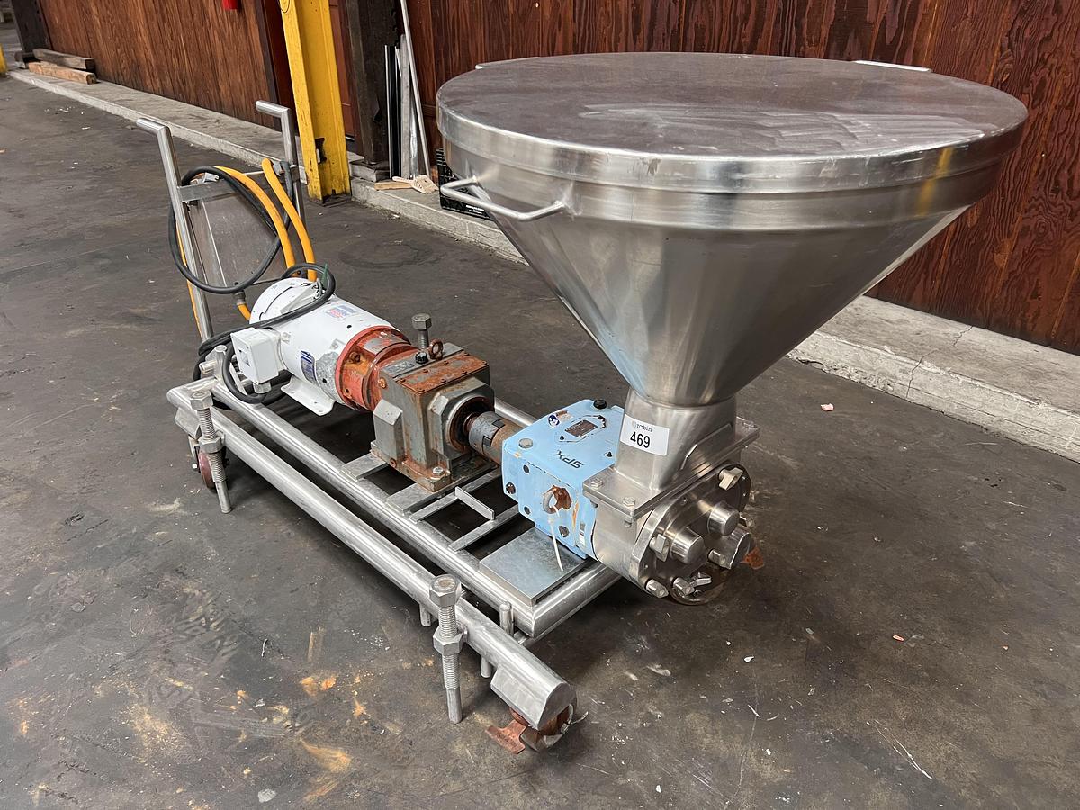 Used Waukesha model 134-U1 positive displacement pump