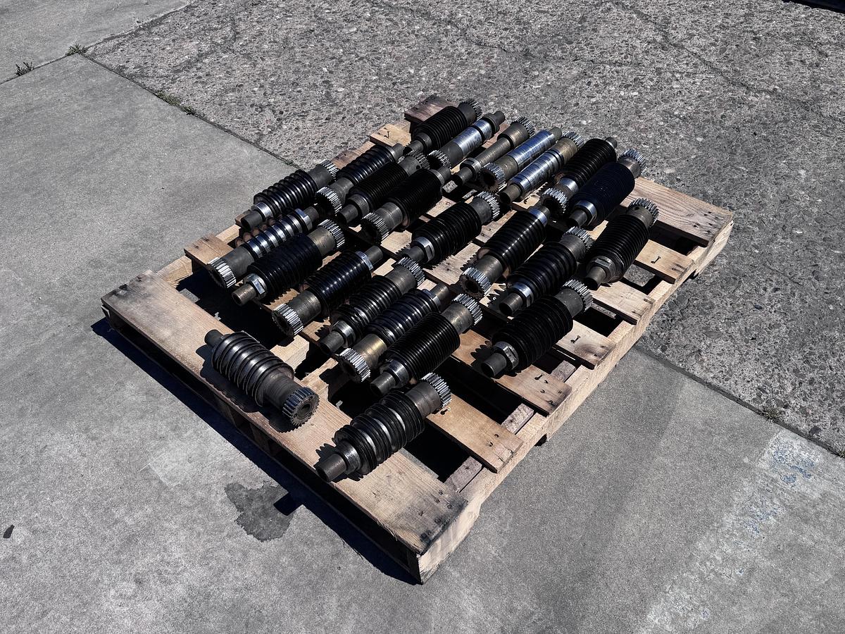Used Urschel model G/GA brass circular cut spindles