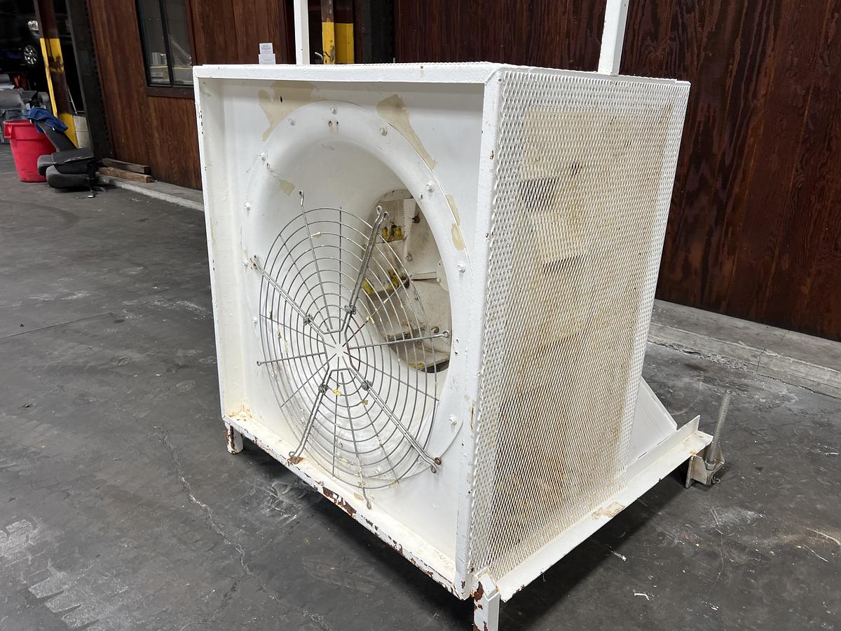 Used Greenheck model 40” diameter fiberglass airfoil centrifugal ventilation fan
