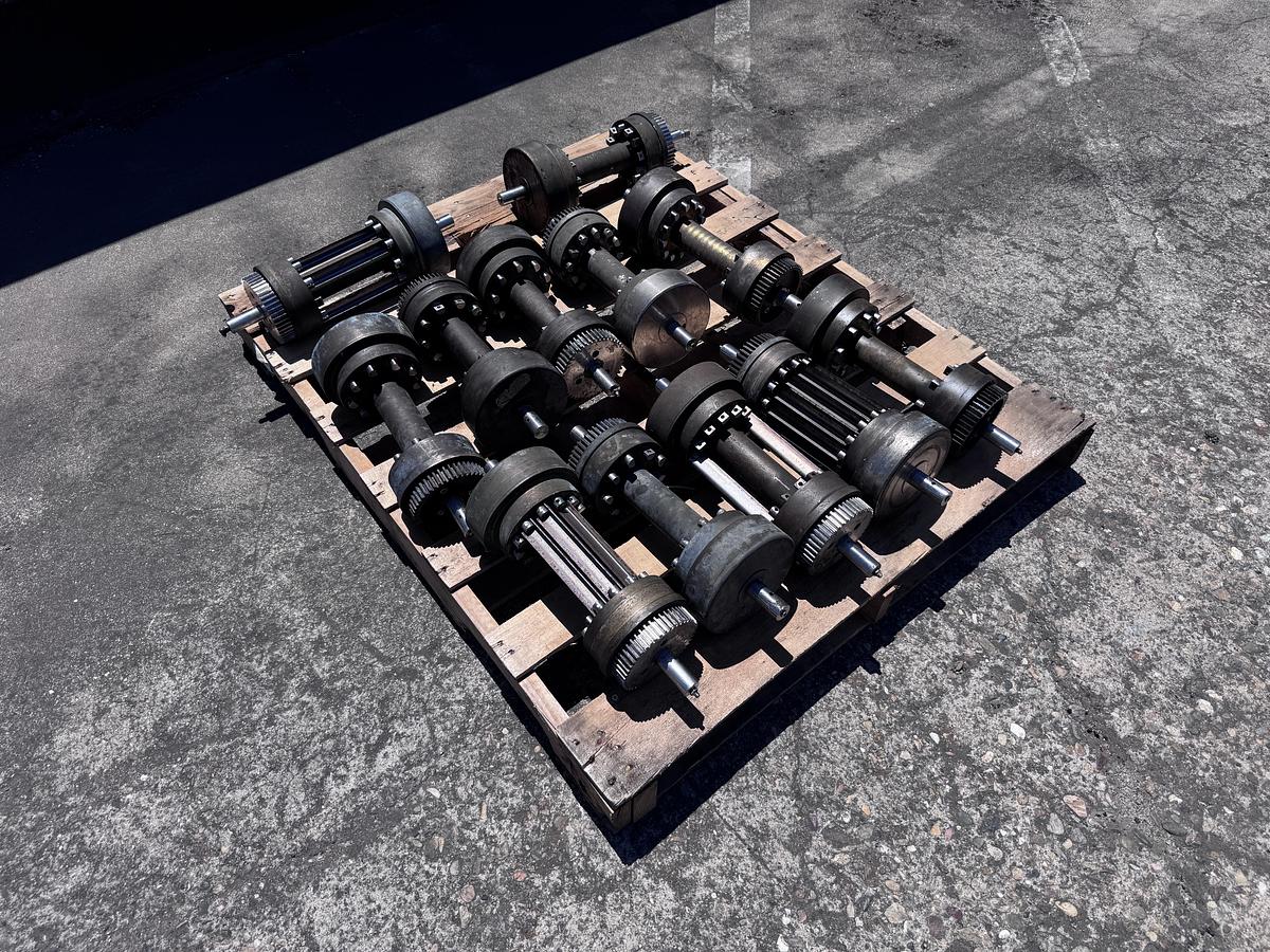 Used Urschel model H/HA brass cross cut spindles