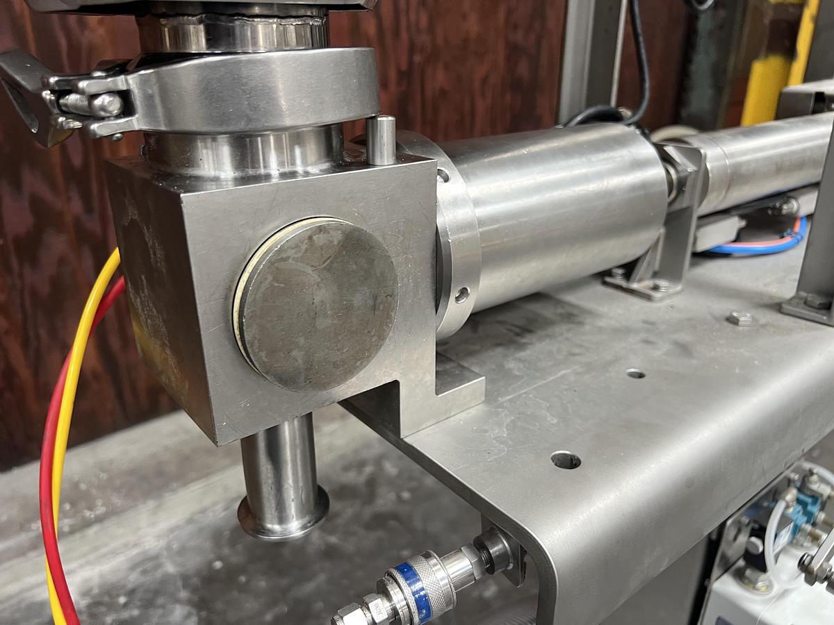 Used Hinds-Bock model SP-64 single piston filler