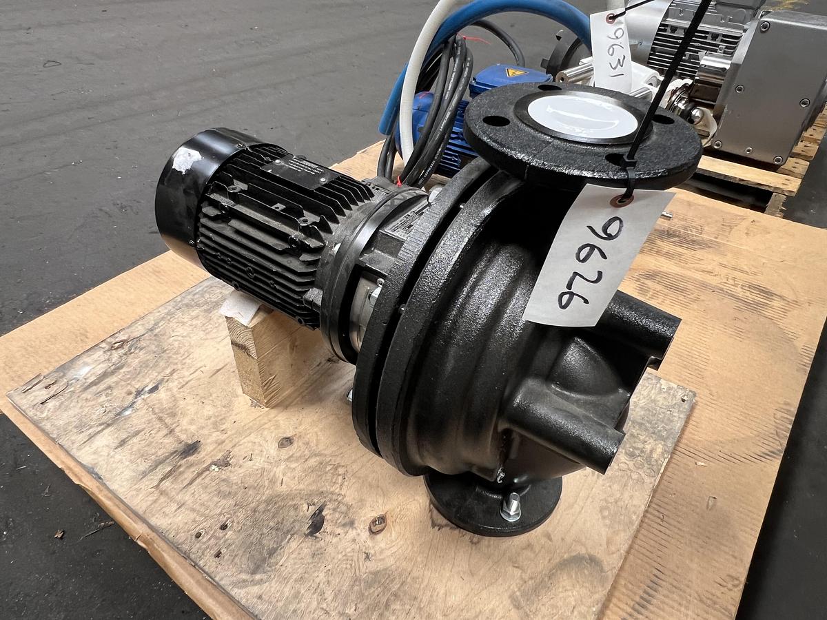 Used Grundfos model TP-50-120/4 A-F-A-BQQE-GX3 mild steel centrifugal pump