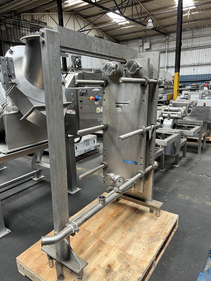 Used Cherry-Burrell ‘Thermaflex’ model 435S-BL plate and frame heat exchanger