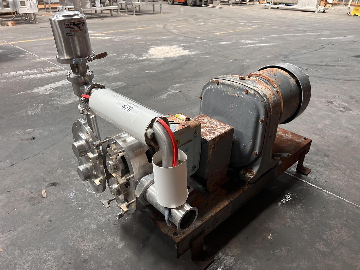 Used Waukesha model 130-U1 positive displacement pump
