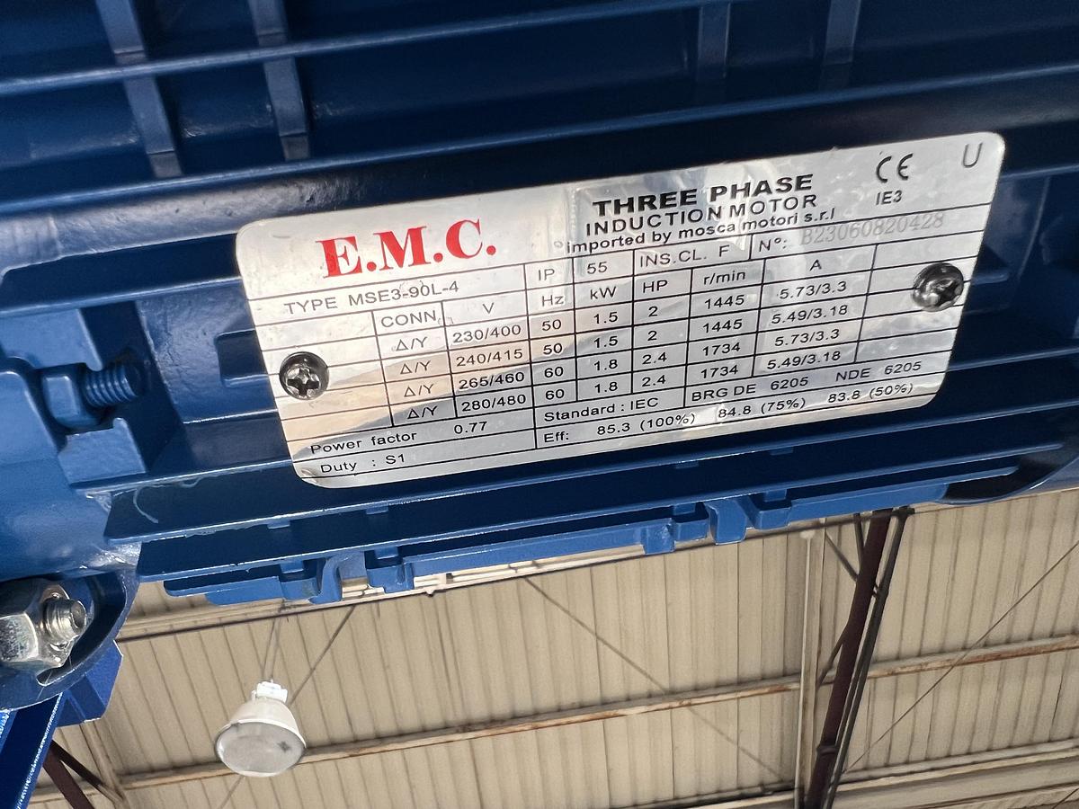 Used Techno Fluss “Seven Fluss” model VM5000-TBP50 pneumatic volumetric dosing filler for viscous products