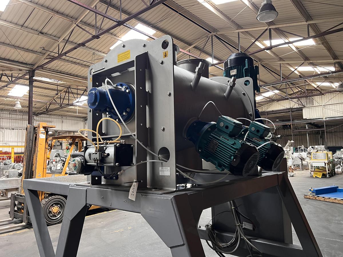 Used Wam type WBH horizontal single shaft batch mixer