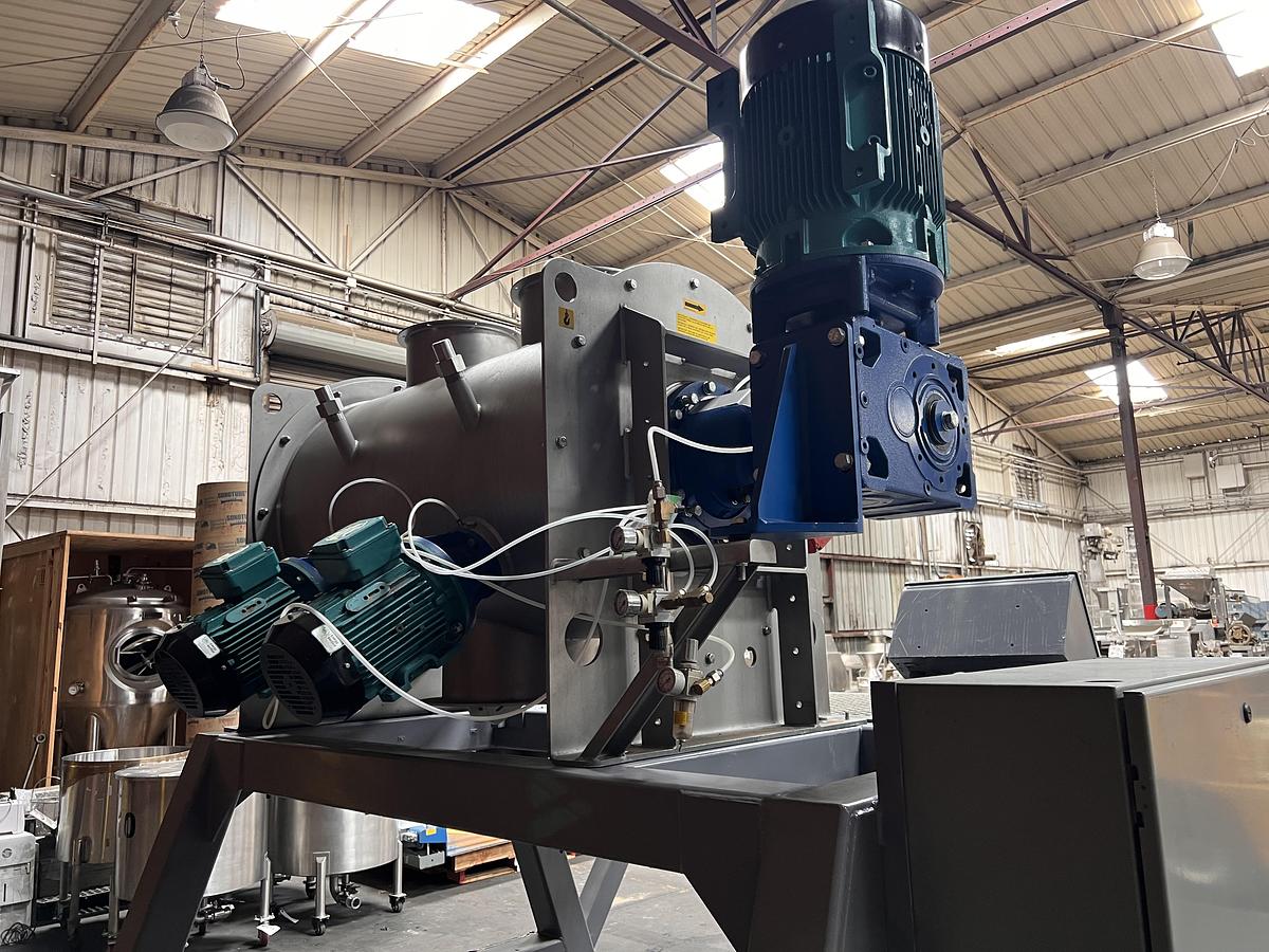 Used Wam type WBH horizontal single shaft batch mixer