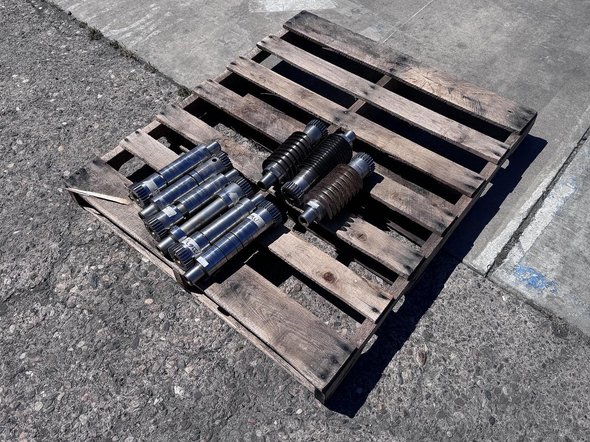 Used Urschel model G/GA circular cut stainless steel spindles