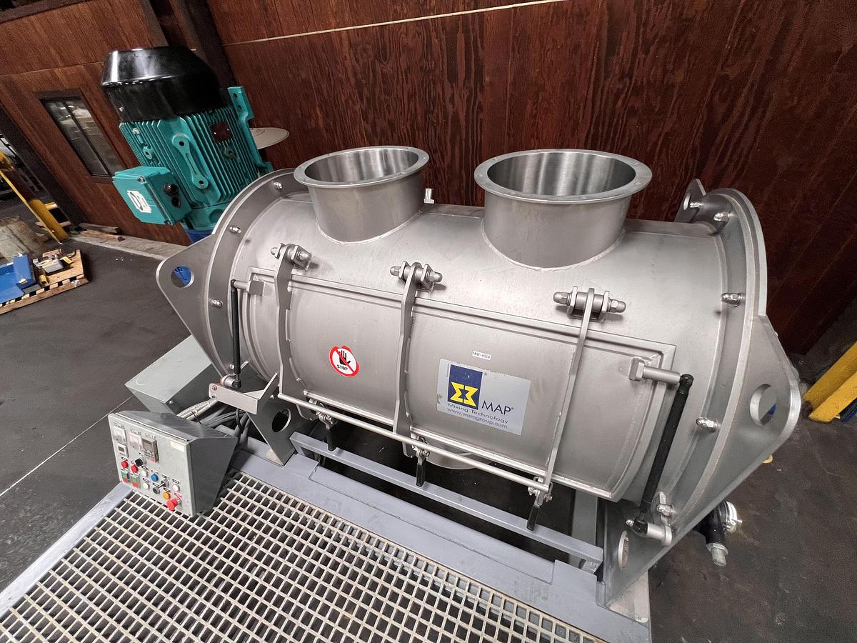 Used Wam type WBH horizontal single shaft batch mixer