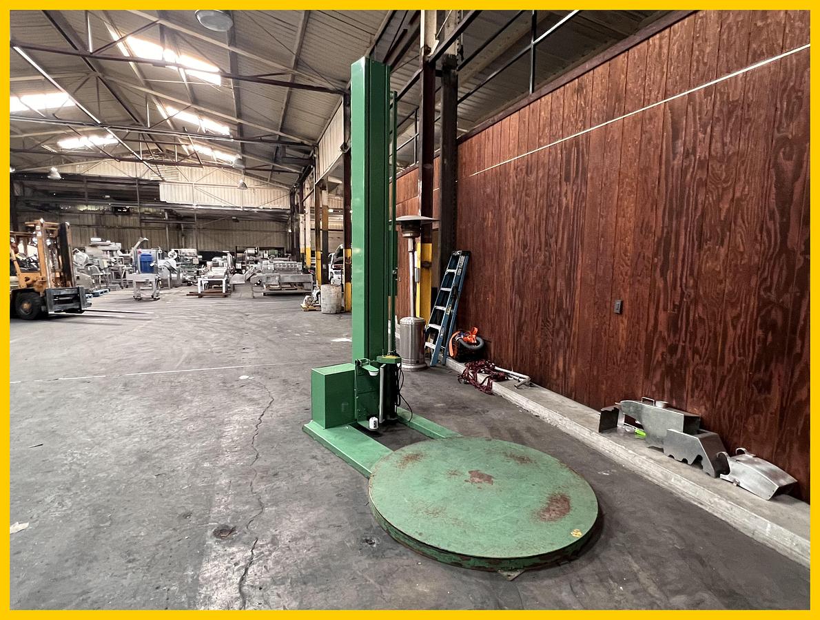Used Highlight 'Preditor SS Simplified Stretch' model H-1675 semi-automatic pallet stretch wrapper
